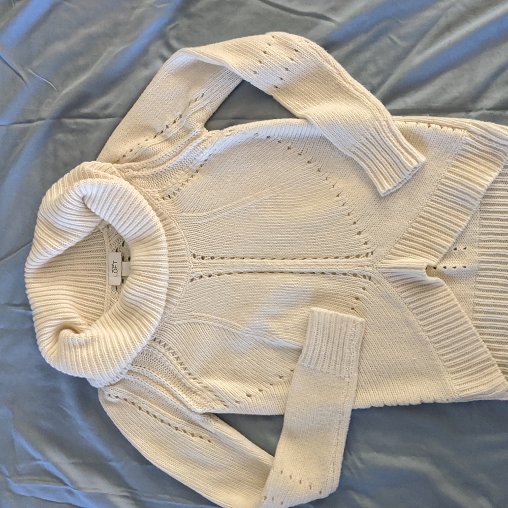 Women's lost cowl neck sweater